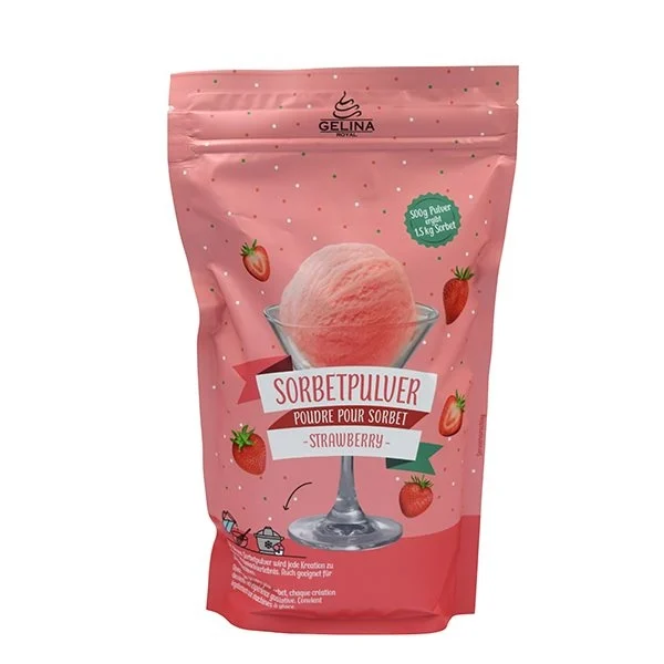 GELINA Royal Sorbet en poudre fraise 500g