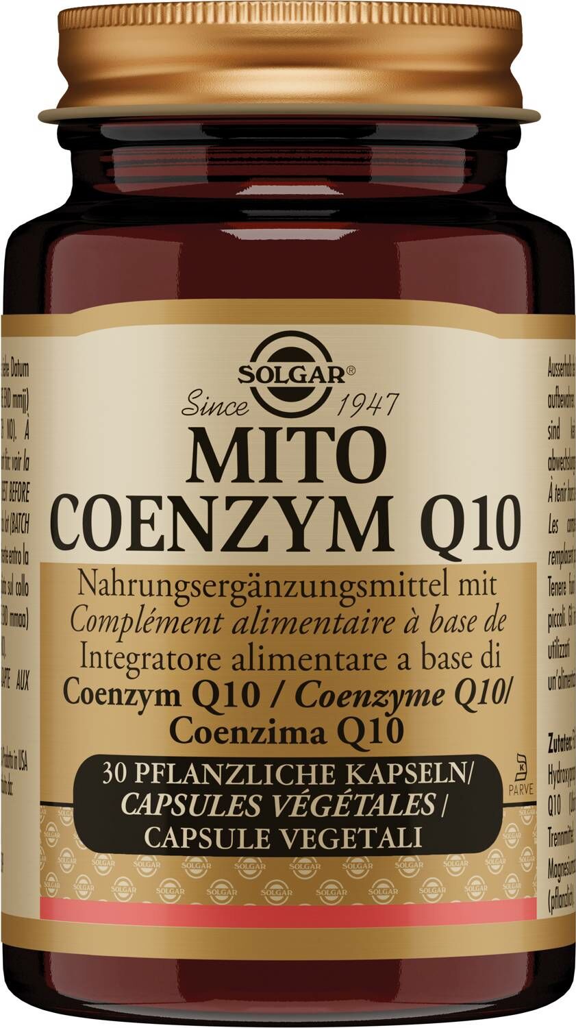Solgar Mito Coenzyme Q10 gélule 30 pièces