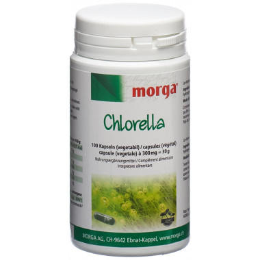 Morga Chlorella Vegicaps 100 pièces Morga Chlorella Vegicaps 100 pièces