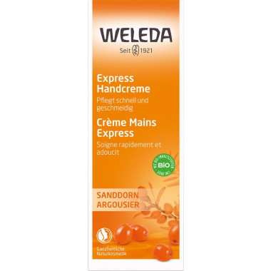 Crème pour les mains Express à l'Argousier Weleda 50ml Crème pour les mains Express à l'Argousier Weleda 50ml
