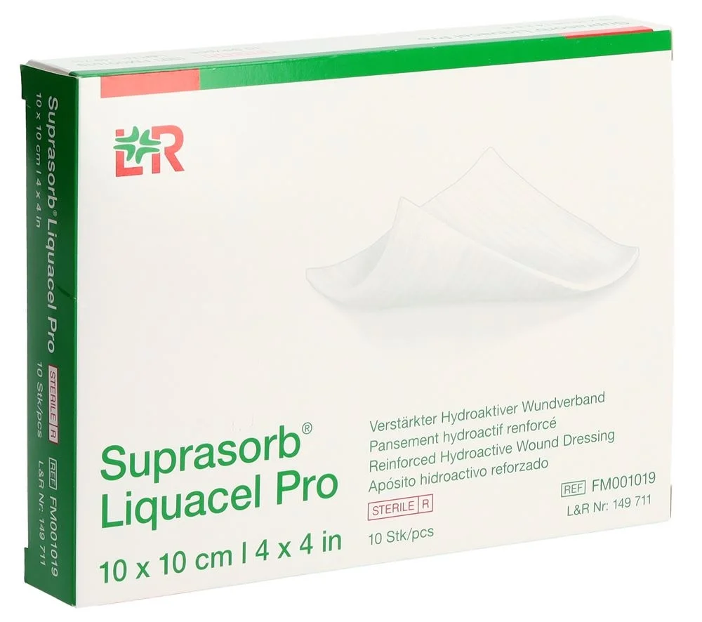 Suprasorb® Liquacel Pro 10x10cm 10 pièces