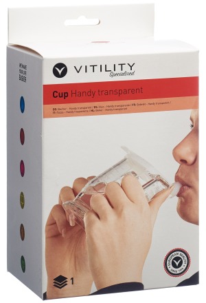 Gobelet VITILITY HandyCup Institution transparent