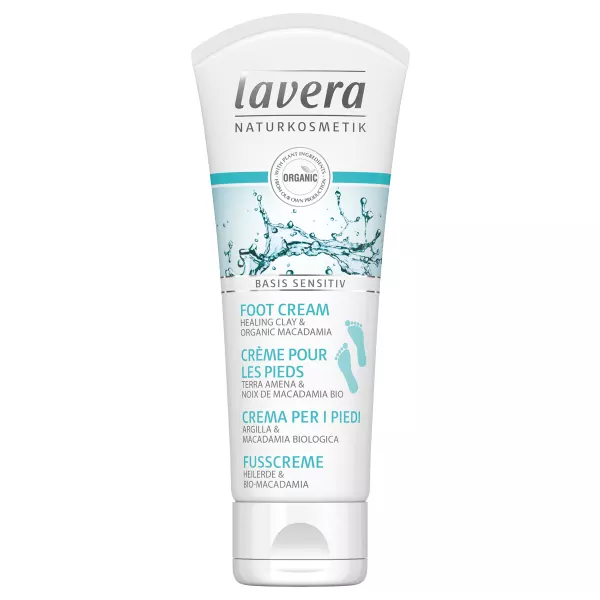 Lavera crème pour les pieds basis sensitiv Tb 75ml
