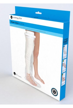 Housse de douche Vitility jambe entière Housse de douche Vitility jambe entière