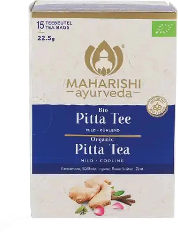MAHARISHI Ayurveda Pitta, thé aux épices, 15 sachets de 1,5 g chacun