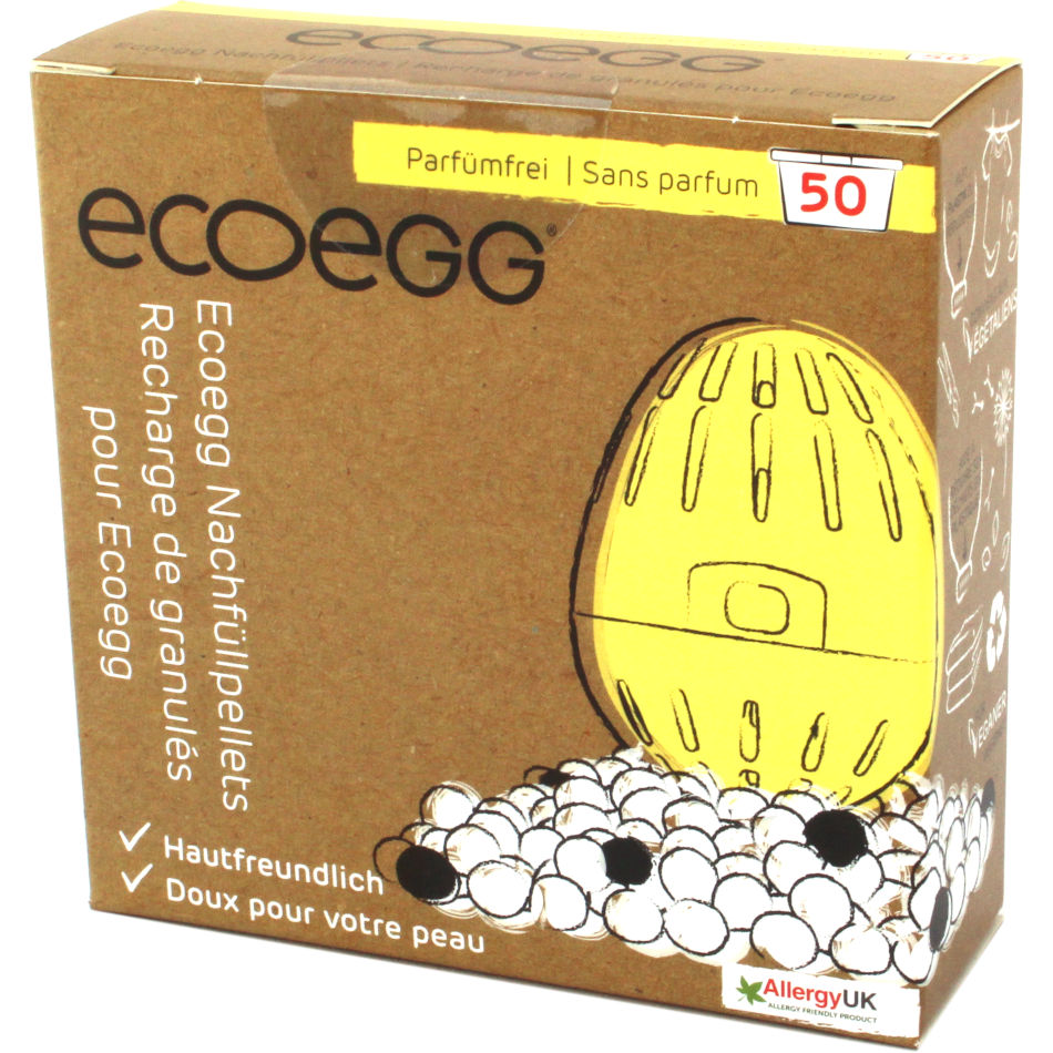 EcoEgg recharge œuf de lavage sans parfum pour 50 charges de linge