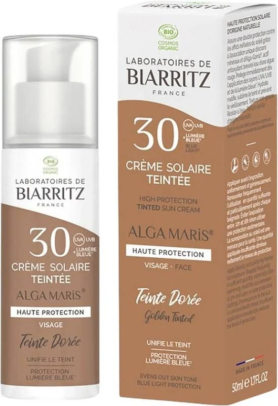ALGA MARIS Crème solaire teintée visage SPF50 à Disp 50ml