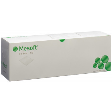 Mesoft NW Compresses non tissées 5x5cm stériles 75 Btl 2 pièces