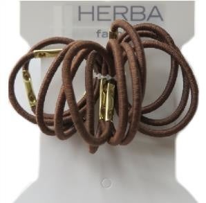 Herba attache-cheveux 3cm brun 12 pièces
