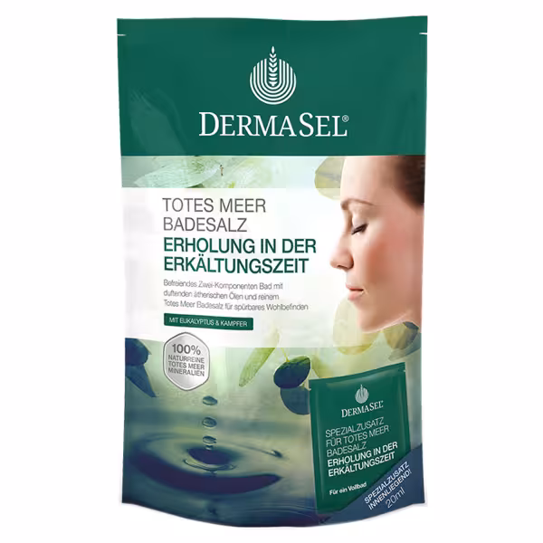 DERMASEL Sels de bain Rhume 20 ml 400g