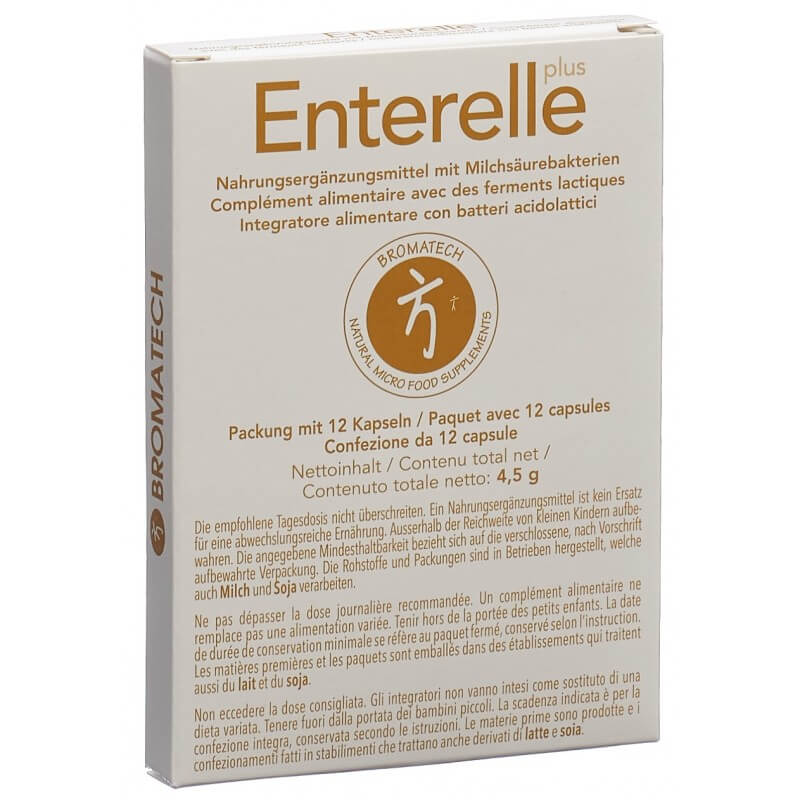 ENTERELLE PLUS BROMATECH gélules 12 pièces ENTERELLE PLUS BROMATECH gélules 12 pièces