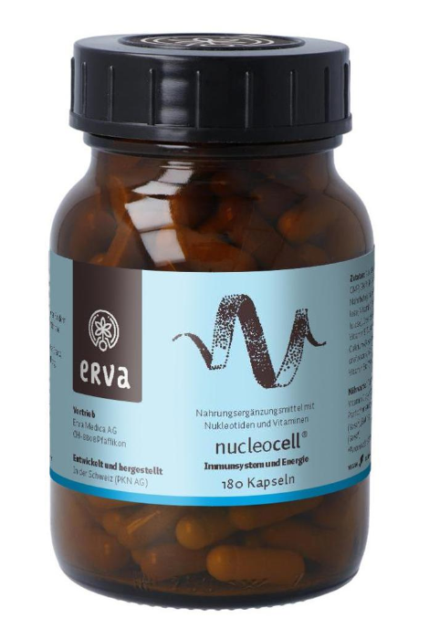 Capsules de nucléotides ERVA NucleoCell 180 unités