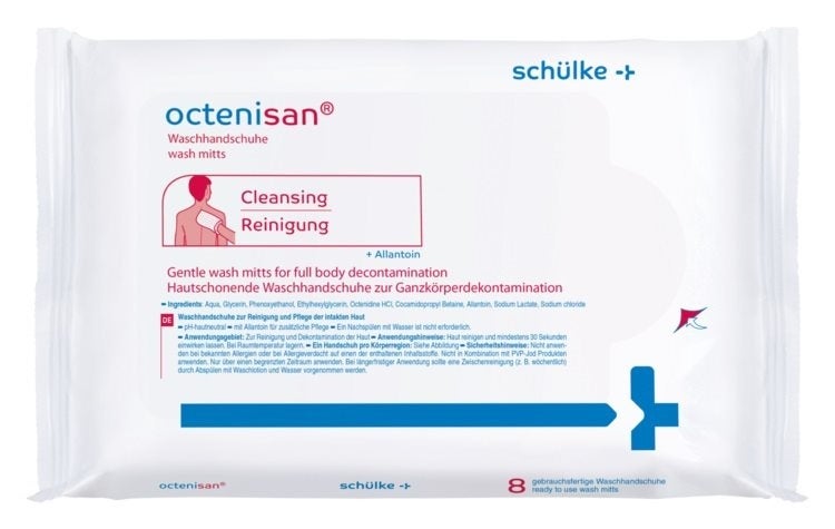 Gants de toilette Octenisan 8 pièces