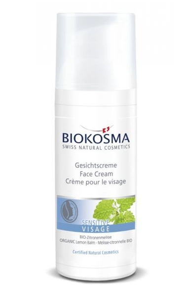 BIOKOSMA SENSITIVE Visage Crème protectrice pour le visage non parfumée 50 ml