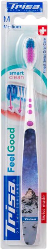 Brosse à dents Trisa Feelgood Smart Clean moyenne Brosse à dents Trisa Feelgood Smart Clean moyenne