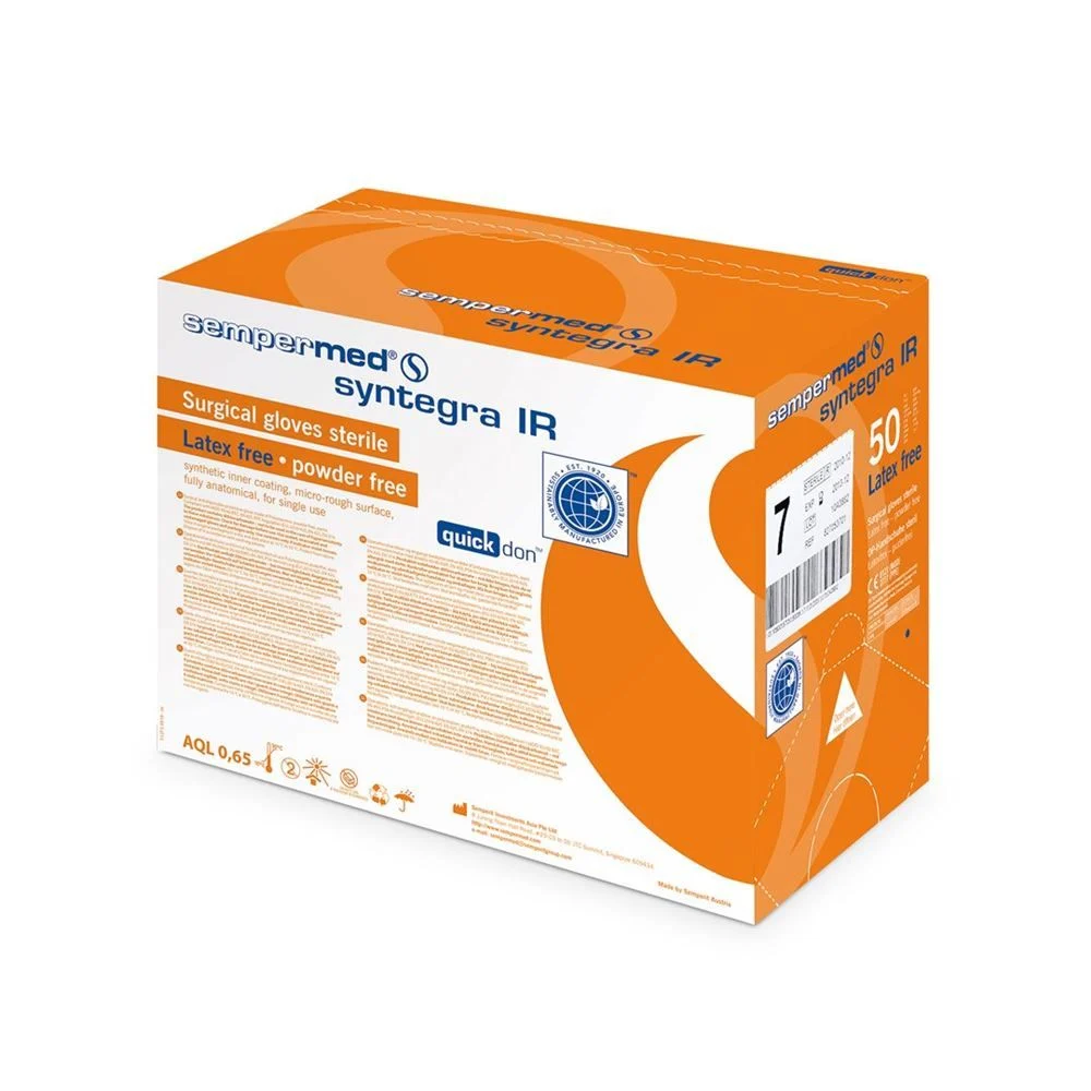 Sempermed Syntegra IR OP HS Gr7.5 stérile 50 paires