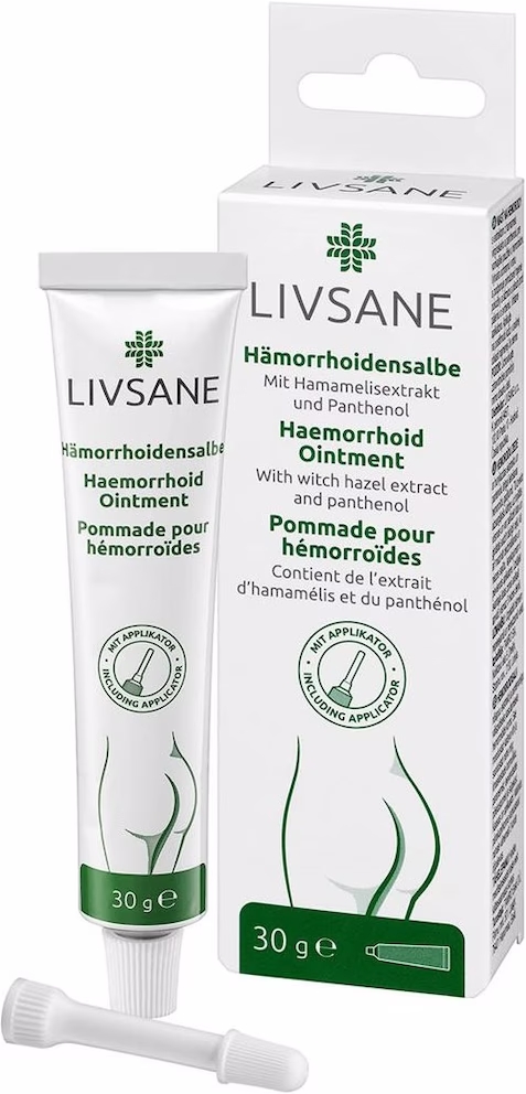 Livsane Pommade contre les hémorroïdes 30g Livsane Pommade contre les hémorroïdes 30g