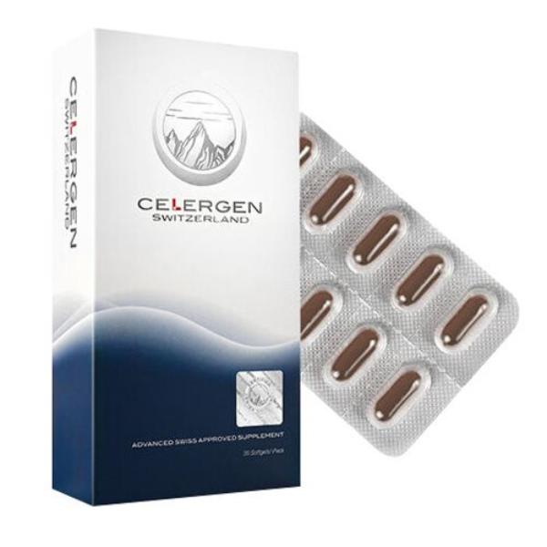CELERGEN Switzerland Capsules anti-âge 30 pièces