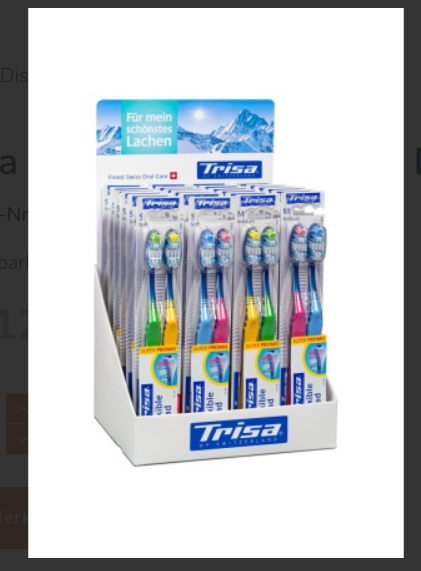 Trisa Flexible Head Display DUO 24 pièces