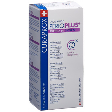 Curaprox Perio Plus Forte CHX 0.2 % Fl 200ml Curaprox Perio Plus Forte CHX 0.2 % Fl 200ml