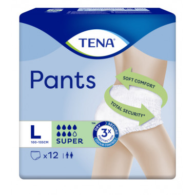 TENA Pants Super L 100-135cm 12 pièces