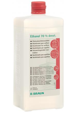Braun éthanol 70 % pour surfaces Ovalfl 1 lt