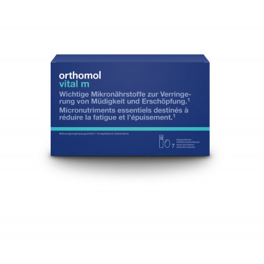 Orthomol Vital m ampoules buvables 7 pièces Orthomol Vital m ampoules buvables 7 pièces