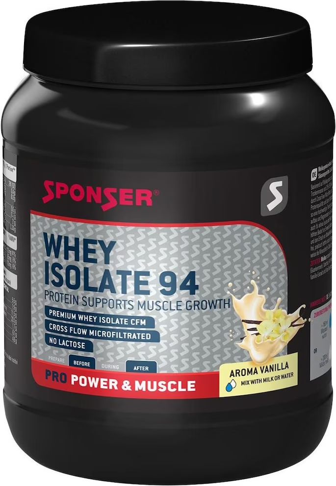Sponser Whey Isolate 94 Vanilla 425g Sponser Whey Isolate 94 Vanilla 425g