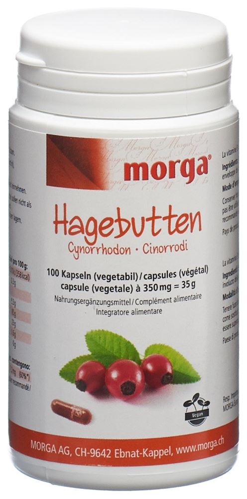 MORGA Cynorrhodon Vegicaps 100 pièces MORGA Cynorrhodon Vegicaps 100 pièces
