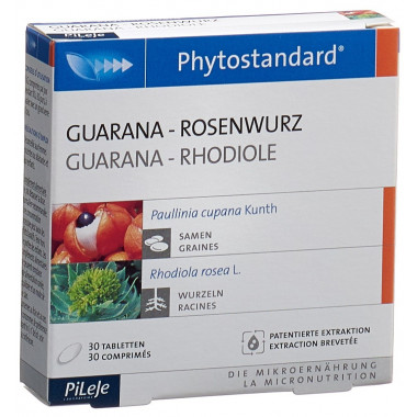 Phytostandard guarana-racine de rose comprimés 30 pièces Phytostandard guarana-racine de rose comprimés 30 pièces