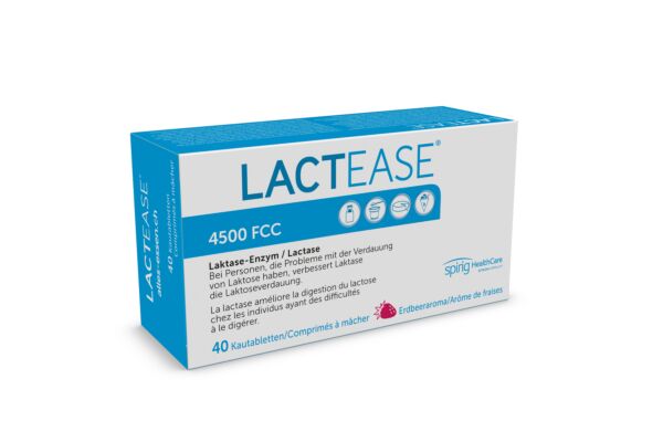 Lactease 4500 FCC comprimés à mâcher 40 pièces Lactease 4500 FCC comprimés à mâcher 40 pièces