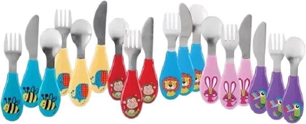 NUBY Set de couverts en acier inoxydable