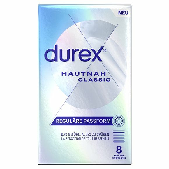 Préservatif Durex Hautnah Classic 8 pièces Préservatif Durex Hautnah Classic 8 pièces