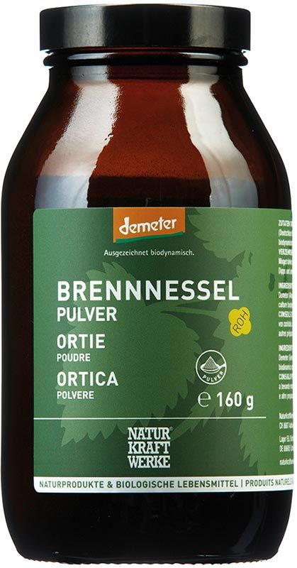 NATURKRAFTWERKE Poudre d'ortie Demeter 160g NATURKRAFTWERKE Poudre d'ortie Demeter 160g