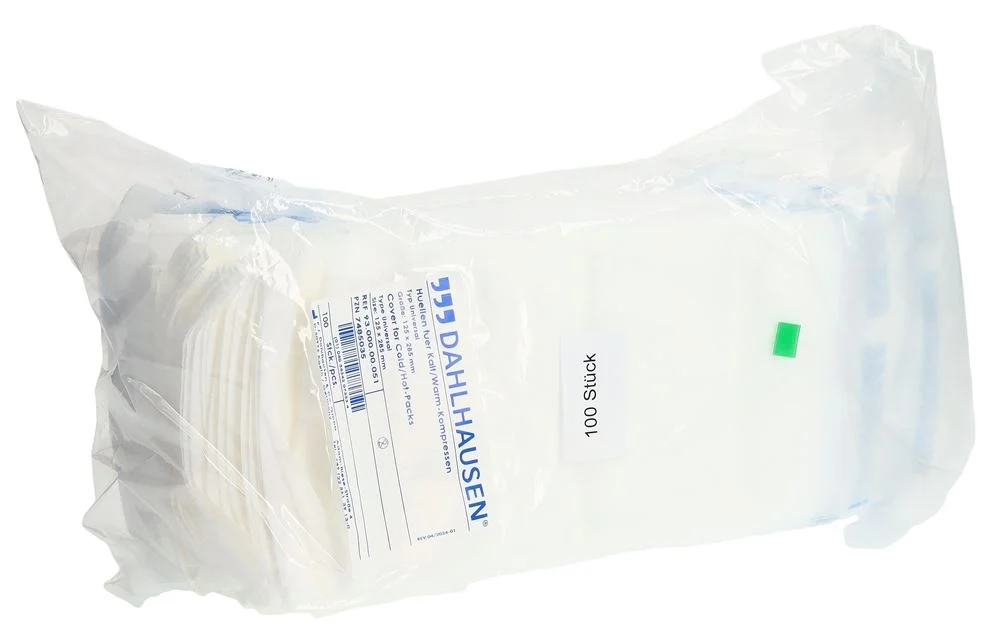 DAHLHAUSEN enveloppe compresse froid chaud 12.5x28.5cm 100 pièces