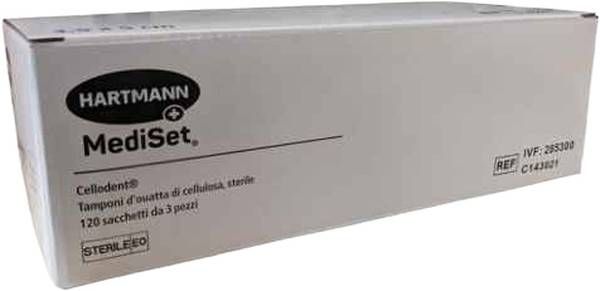 MEDISET Cellodent Tampons 3.5x5cm st 120 x 3 pièces