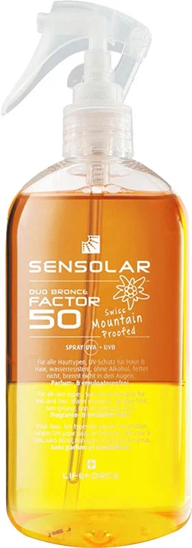 SENSOLAR Spray solaire SPF50 sans émulsifiant 400ml