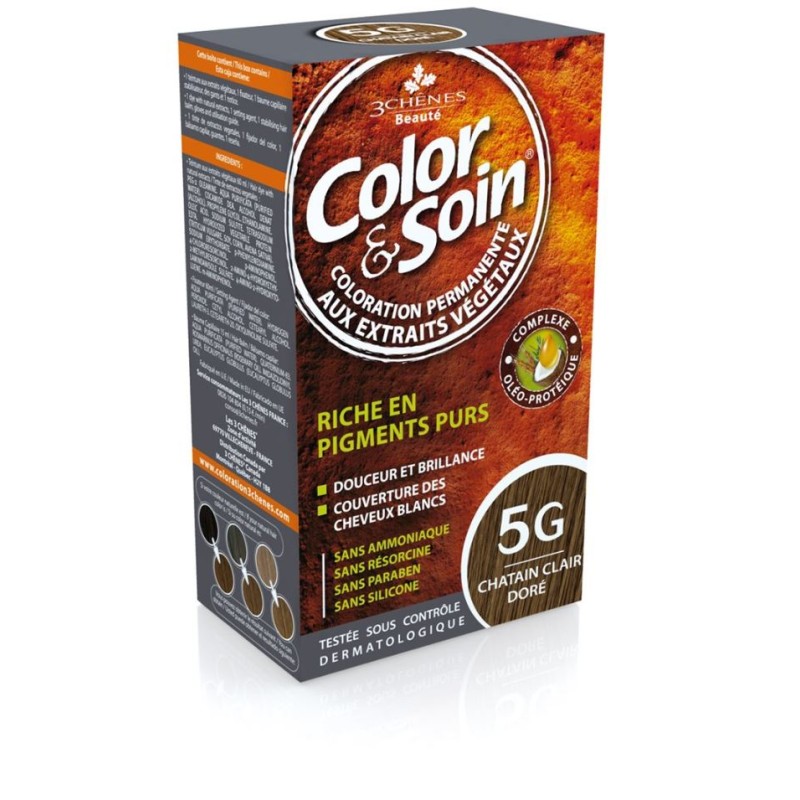 Color & Soin Coloration 5G châtain cla doré 135ml