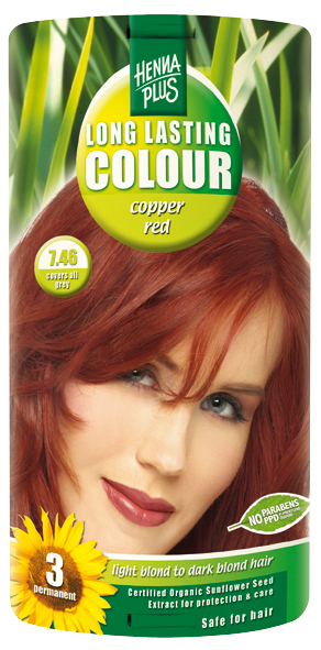 HENNA PLUS Long Last Colour 7.46 copper red