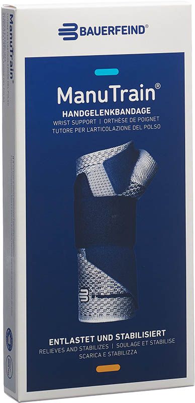 Bandage actif MANUTRAIN Gr6 gauche titane Bandage actif MANUTRAIN Gr6 gauche titane