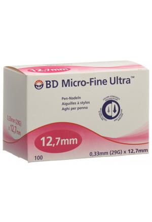 Aiguille pour stylo BD MICRO-FINE ULTRA 0.33x12.7mm 100 pièces