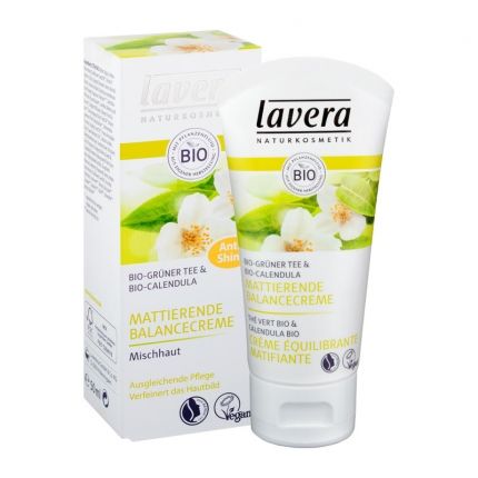 LAVERA Crème équilibrante matifiante Thé vert 50ml