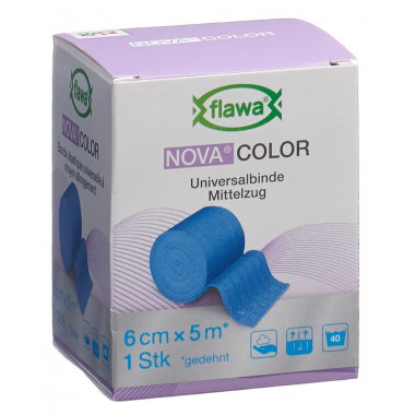 Bande Idéale Flawa Nova Color 6cmx5m bleue
