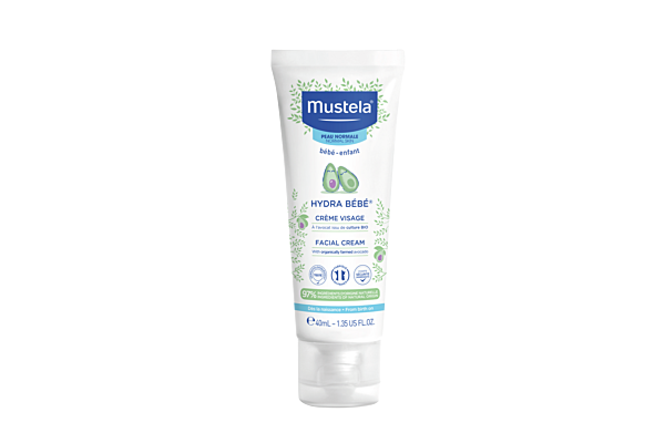 Mustela Hydra Bébé crème visage peau normale 40ml