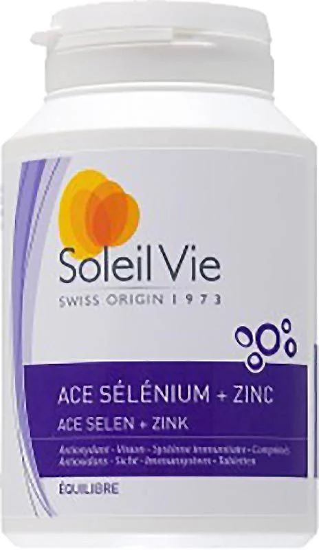 Soleil Vie ACE Sélénium + Zinc Tabl. 500 mg 100 pièces Soleil Vie ACE Sélénium + Zinc Tabl. 500 mg 100 pièces