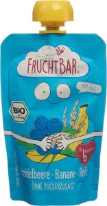 Fruchtbar Purée de fruits bio myrtille banane riz 100g