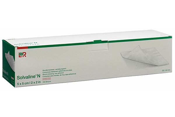 Compresse Solvaline N 5x5cm 100 pièces