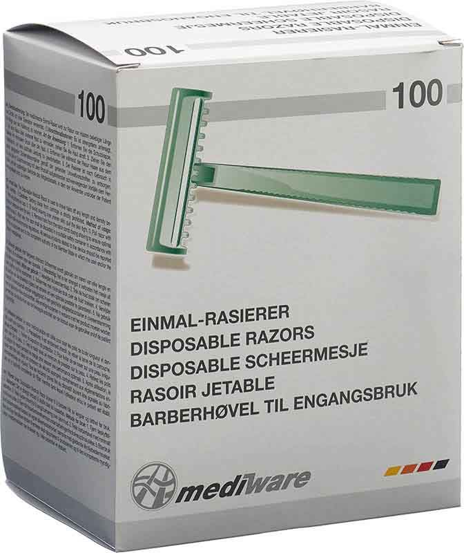 MEDIWARE Râpe à usage unique, vert 100 pièces