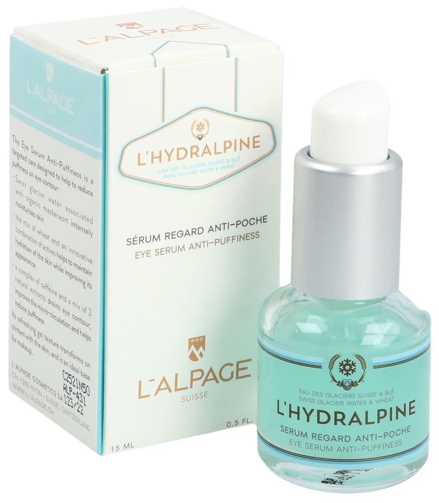 L'ALPAGE L'Hydralpine Sérum contour des yeux anti-poches 15ml