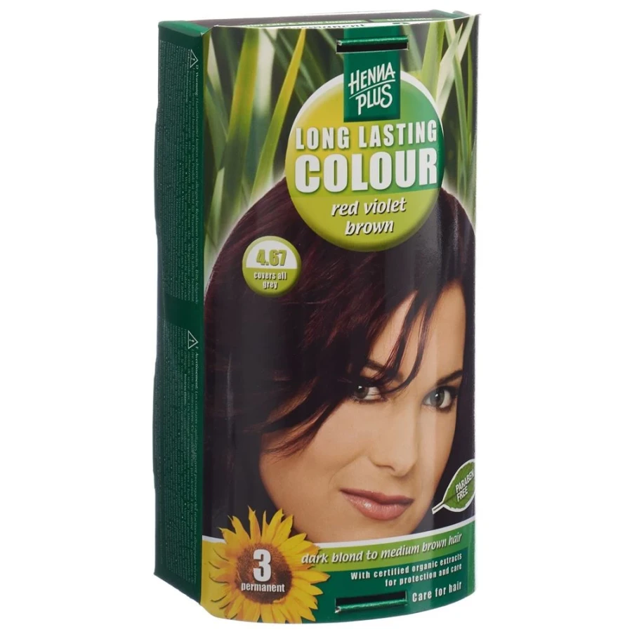 HENNA Plus Longing Lasting Colour 4.67 Rouge Violet Brown